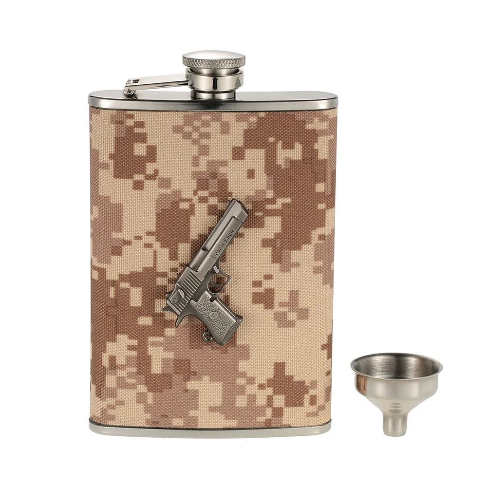 5 цветов фляга из нержавеющей стали с маленькой воронкой для отдыха на природе