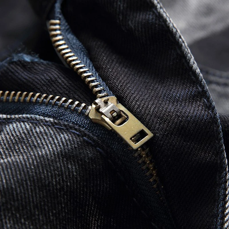 CYSINCOS мужские джинсовые брюки с вышитыми дырками 2018 модные новые повседневные