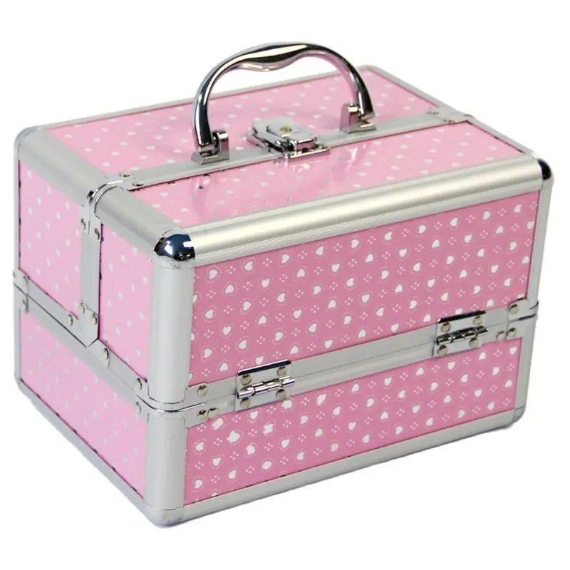 2019 новая косметичка многослойная женская коробка для хранения косметики