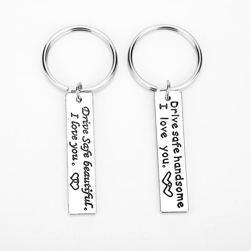 Dongsheng креативный брелок для ключей безопасный красивый с надписью I Love You