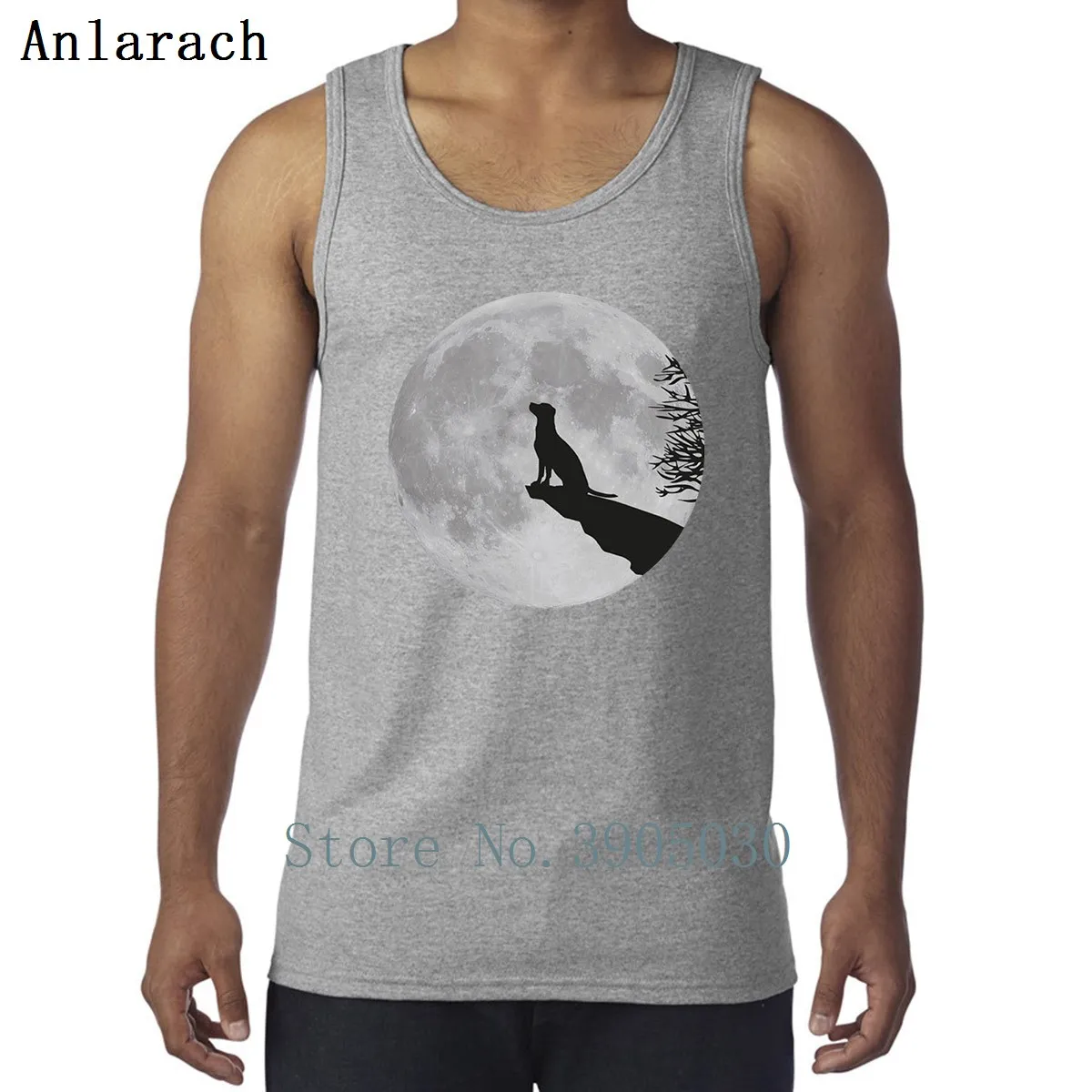 Полная луна собака вой лабрадор щенок жилеты весна осень бесплатная доставка