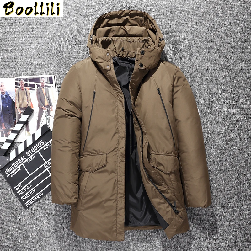 Stand collar men Down Jackets winter high quality Thicken 90% white duck down jacket men winter men's warm coat