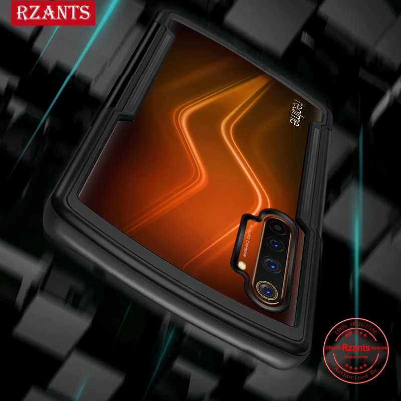 

Rzants For OPPO Realme 6 6 Pro 6i 5i 5 5s C3 Case [Shark warrior] Hard Crystal Transparent Silica Slim Thin Cover Phone Casing