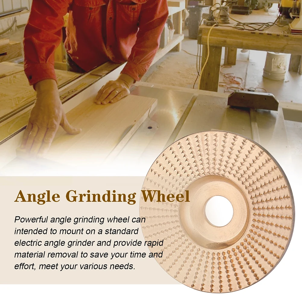

Portable Woodworking Wood Angle Grinding Wheel Sanding Carving Rotary Tool Power Tools 4 * Angle Grinding Wheel