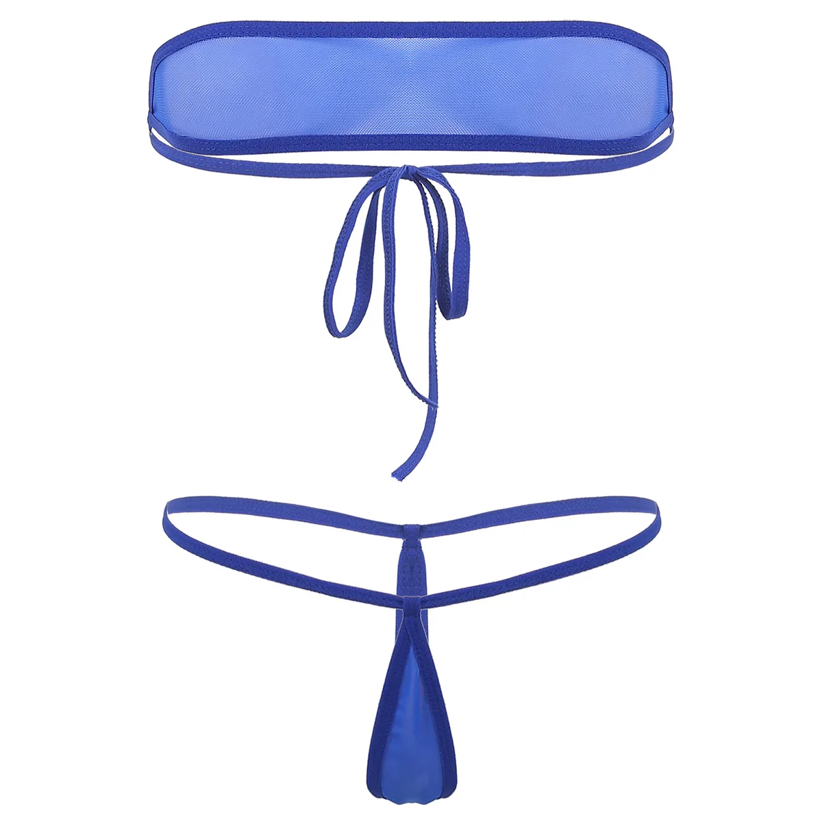 Женский прозрачный купальник комплект бикини сексуальный эротический с