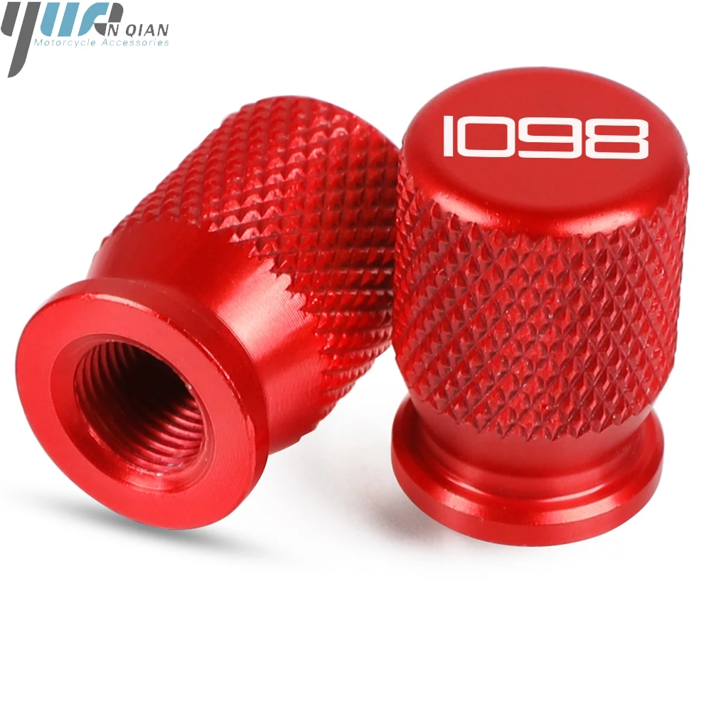 

FOR Ducati 1098 S Tricolor 1098S 2007-2008 New Motorcycle Accessories Vehicle Wheel Tire Valve Stem Caps Cover CNC Aluminum 2009