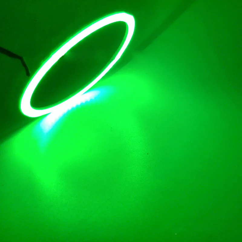 12V Led Headlights COB LED Halo Ring Angel Eyes Warning Lamps For Car Motorcycle | Дом и сад