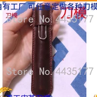 japan steel blade diy leathercraft pen cover bag die cutter cutting knife mould hand punch tool leather template 150x37mm
