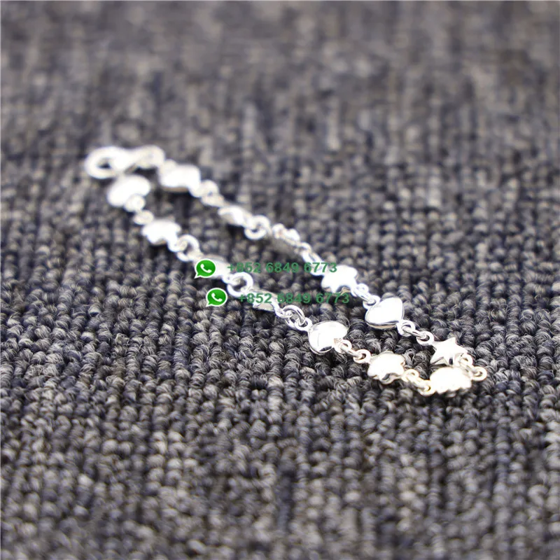 Высококачественные серебряные ювелирные изделия Pulsera plata de ley 925 женский