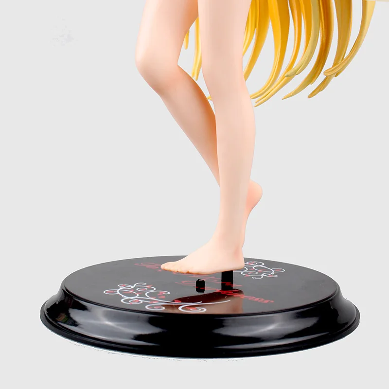

16cm Anime To Love Yami Golden Darkness White Swimsuit Sexy Girl 1/10 Scale Painted Figure Toys