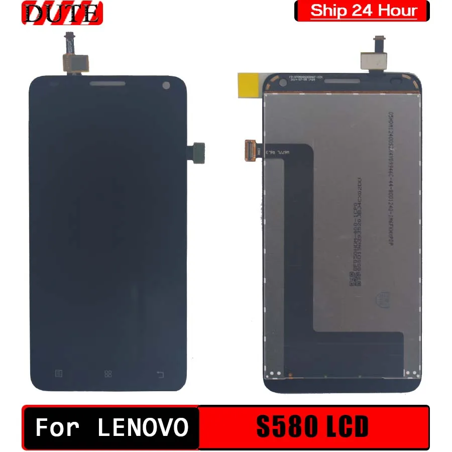 Для Lenovo S580 ЖК дисплей сенсорный экран дигитайзер панель в сборе запасные части 5 0