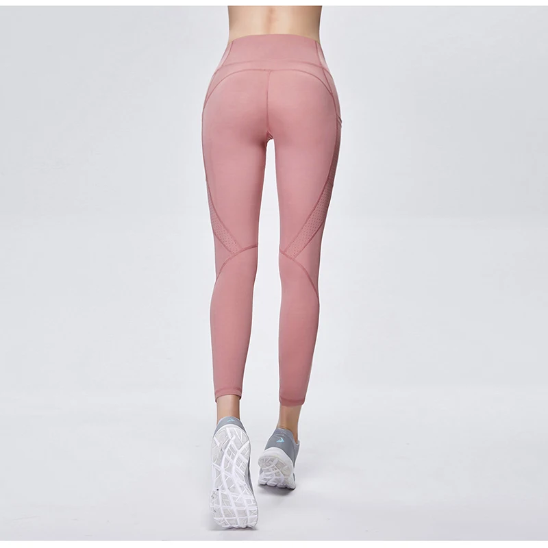 Женские колготки леггинсы для бега спортивные штаны женщин тренажерного зала