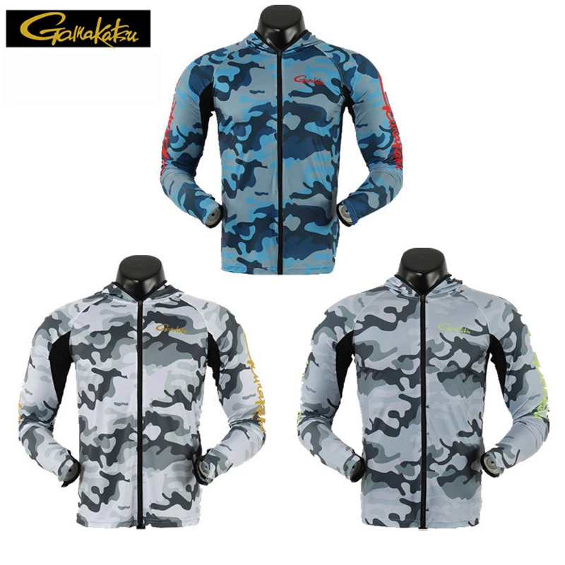 

Летняя Новинка гамма Кац ледяной шелк холодная Рыбалка рубашка с длинными рукавами впитывающий пот тонкий стиль Гладкий Быстросохнущий со...