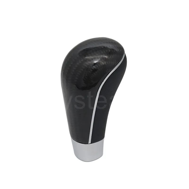 Universal Genuin Leather Real Carbon Fiber Car Manual Automatic Gear Shift Knob Shifter Lever For Ford Toyota Lexus Volkswagen | Автомобили