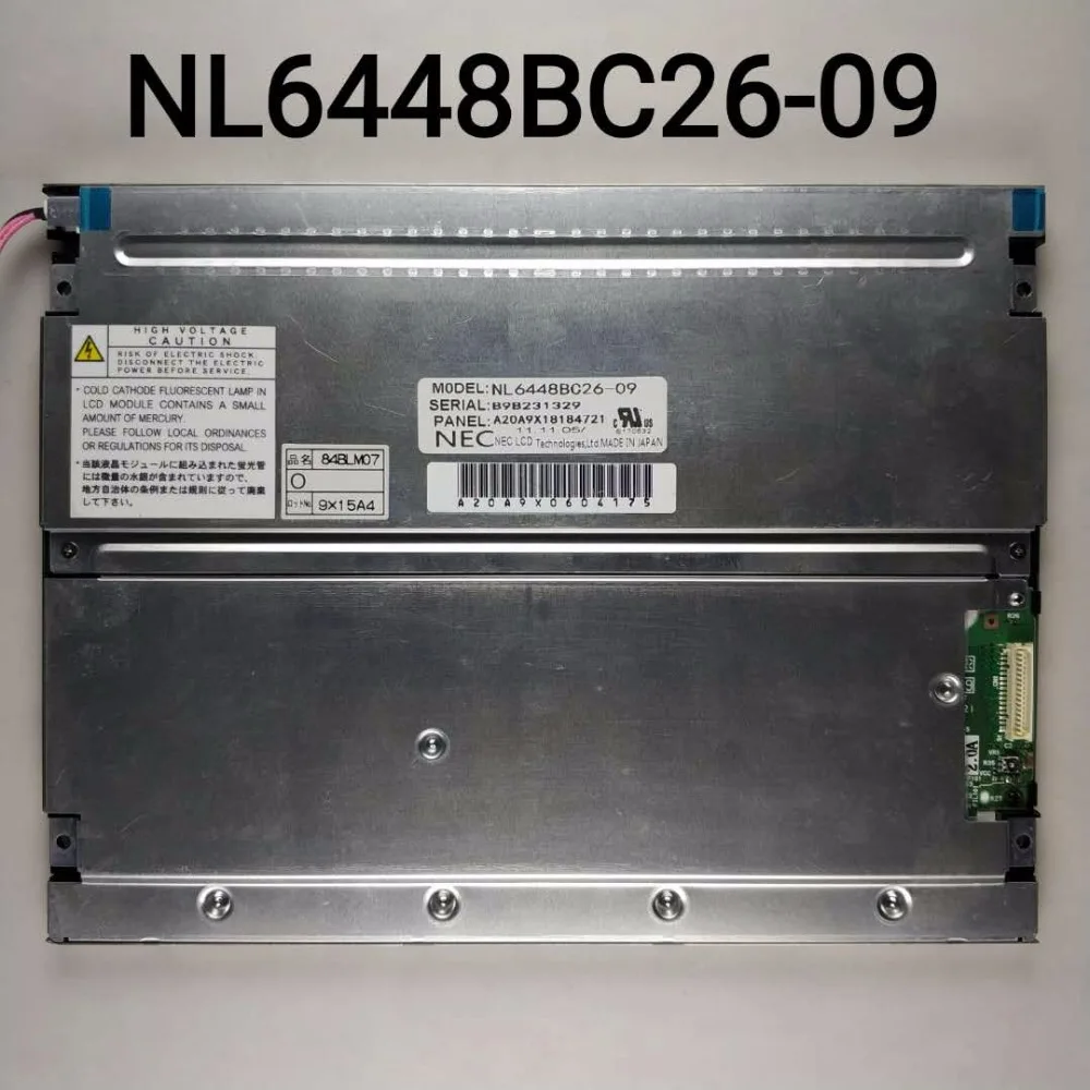 

8.4 inch LCD NL6448BC26-09 NL6448BC26-09D 640*480 TFT Original LCD Display for Industrial Equipment