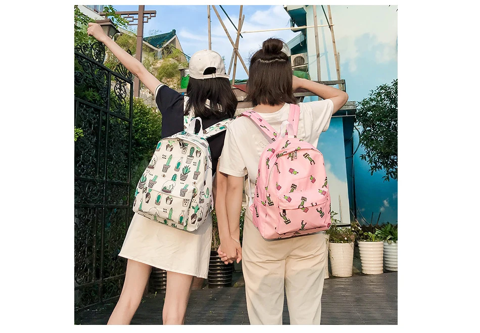 TTOU Ulzzang женский рюкзак с мультяшным котом, милая сумка, водонепроницаемый рюкзак для ноутбука, школьный рюкзак с модным принтом, дорожные сумки Mochilas