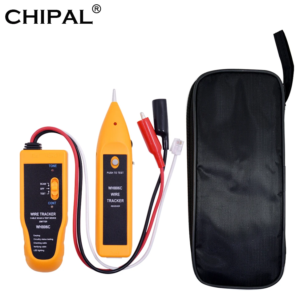 Кабельный тестер CHIPAL WH806C устройство для диагностики сетевого кабеля Cat5 Cat6 RJ11 RJ45