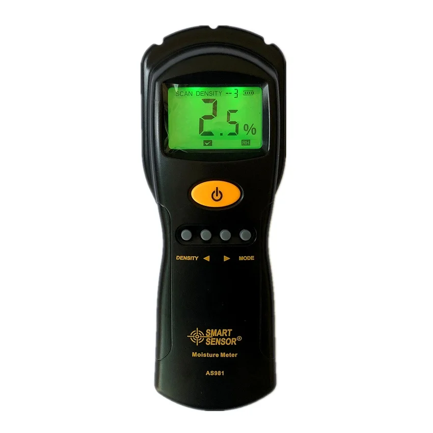AS981 гигрометр измеритель влажности для дерева/картона/пиломатериалов строений