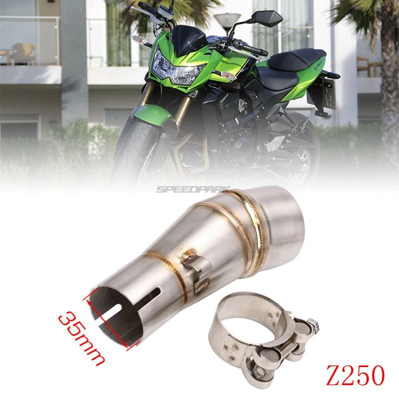 Глушитель выхлопной трубы для мотоцикла средняя Соединительная труба передняя