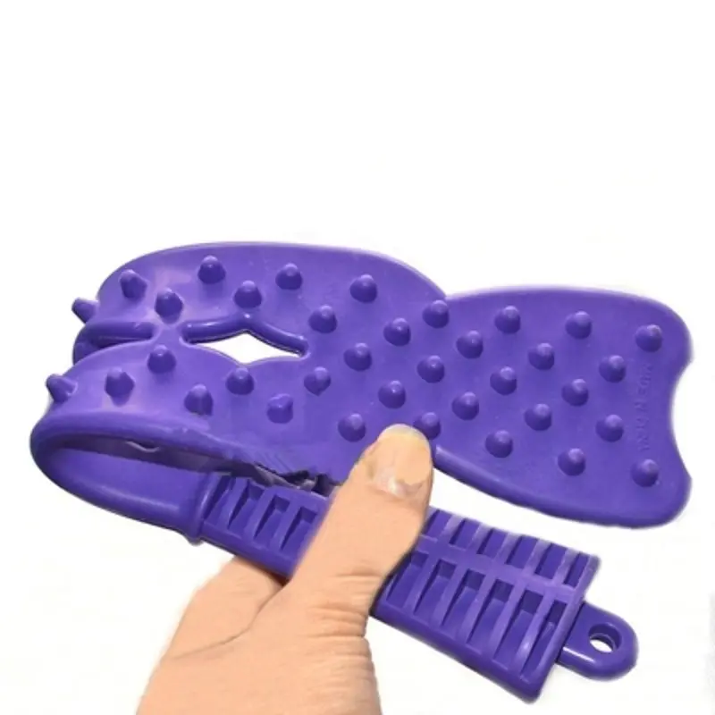

massager hammer massager beat board silicone Meridian Pat Massage Hammer And Long Knock Back Plank Rubber Health Stick Massager