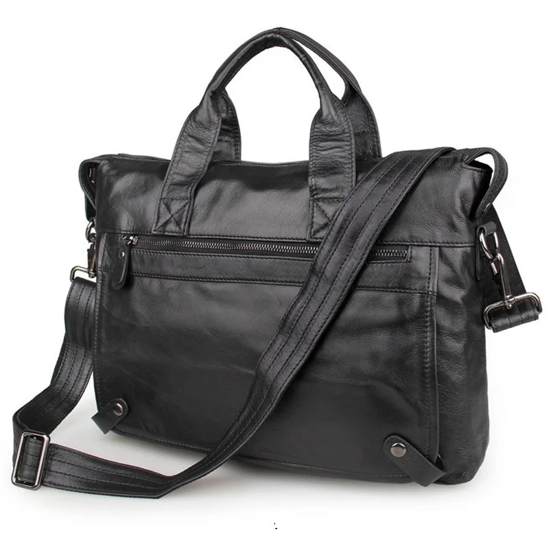 Business Briefcase Men Bag Men Briefcase Cow Leather Laptop Bag Tote Male Office Bag Handbag Shoulder Bags For Men