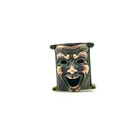 Инструменты для рукоделия на открытом воздухе EDC латунь медь улыбка плакать лицо нож бусины шнурок подвески Брелки Аксессуары