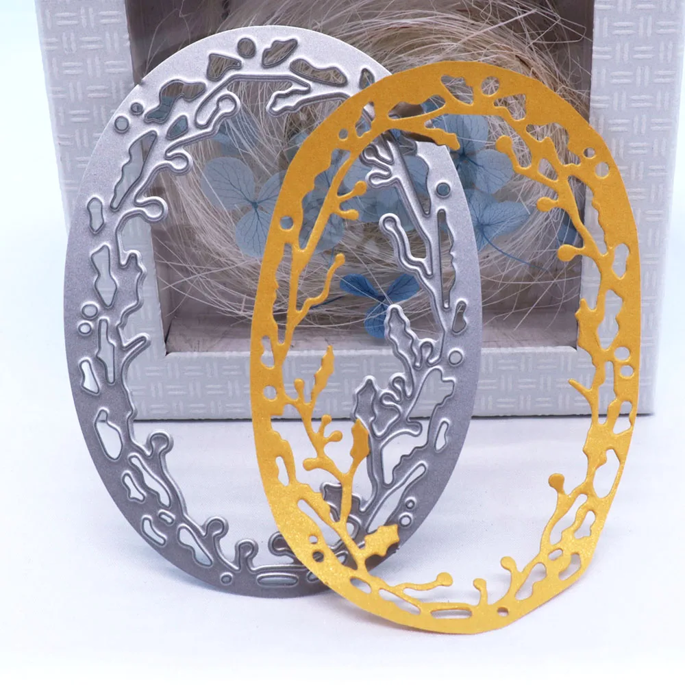 

Flower Circle Metal Cutting Dies for DIY Scrapbooking Album Paper Cards Decorative Crafts Embossing Making Template Stencil Dies