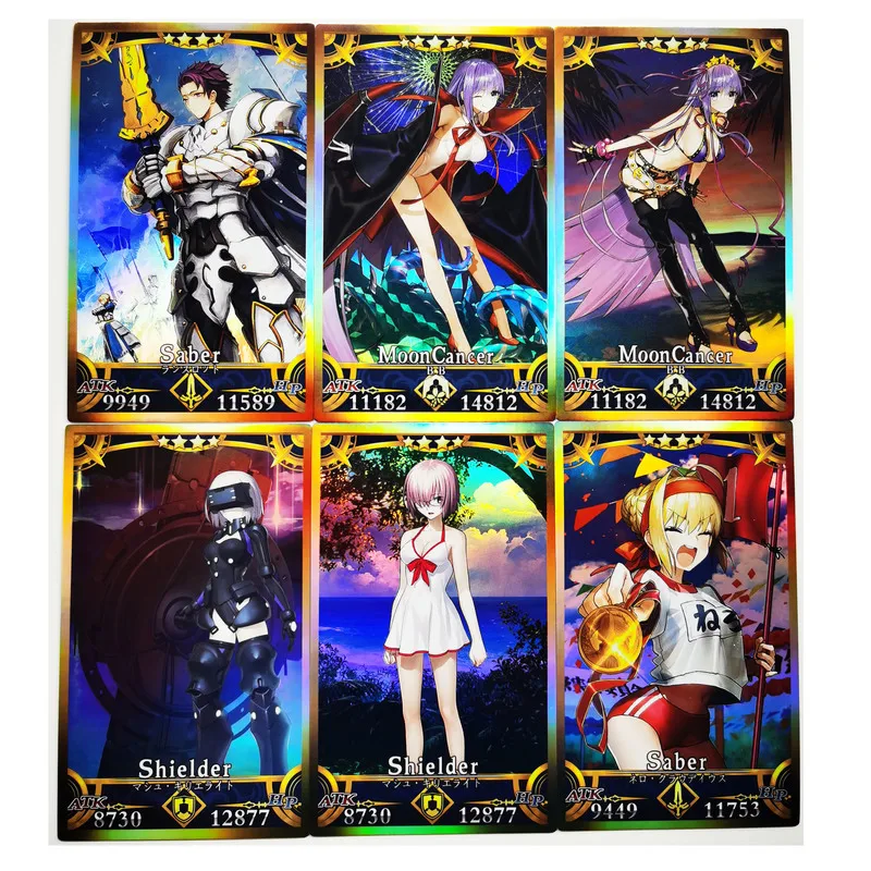 Коллекционные карточки в стиле аниме 36 шт./компл. Fate Fgo Сабер Fate/Grand Order Райдер № 2 |