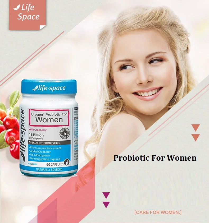 

Australia Life Space Urogen Probiotic for Women Support Urinary tract health Reduce Recurrent Cystitis Healthy Vaginal Flora