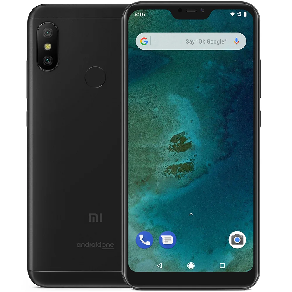 Смартфон Xiaomi Mi A2 Lite 4G 5 84 дюймов Android 8 1 Восьмиядерный процессор Snapdragon 625 2 0 ГГц 4 ГБ 64