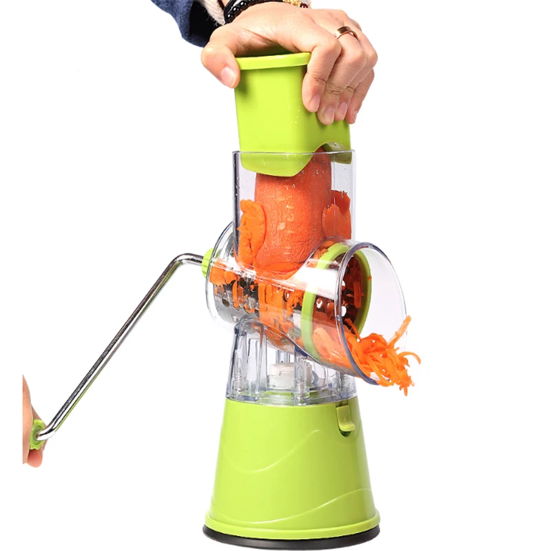 Кухонный Многофункциональный ручной измельчитель ролик вращающаяся терка