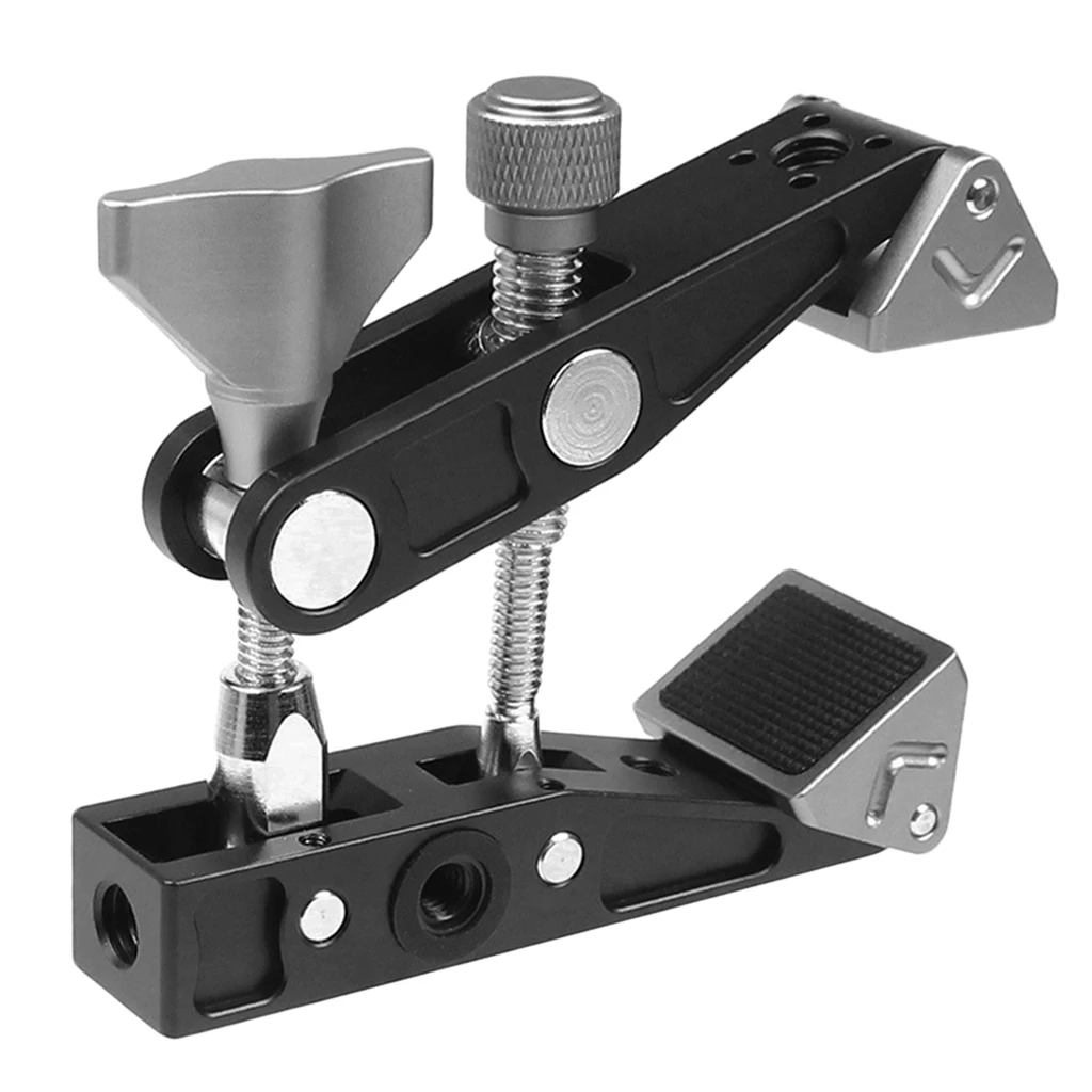 Сверхмощный Настольный комплект для видеокамеры с зажимом камер студийный