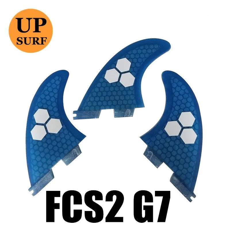 12 G7 Плавники для серфинга FCS2 плавники G5/G7/G3 светильник синий FCS II три плавника набор стекловолокна дизайн синий, красный, желтый, черный, белый, зеленый цвет - Цвет: 12 G7