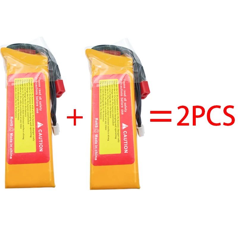 Радиоуправляемый Дрон LiPo аккумулятор 11,1 V 2200mAh 35C 3S для радиоуправляемого самолета вертолета квадрокоптера автомобиля FPV 3S батареи LiPo AKKU - Цвет: 2PCS T Plug