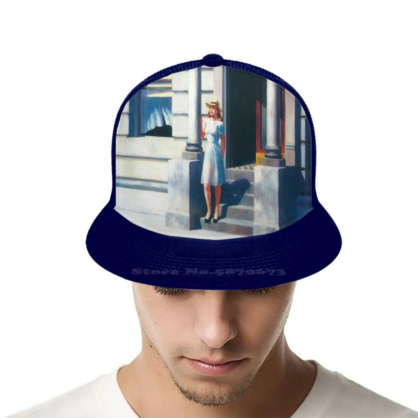 Летняя-Регулируемая Снэпбэк Кепка в виде Эдварда бункера летняя Осенняя