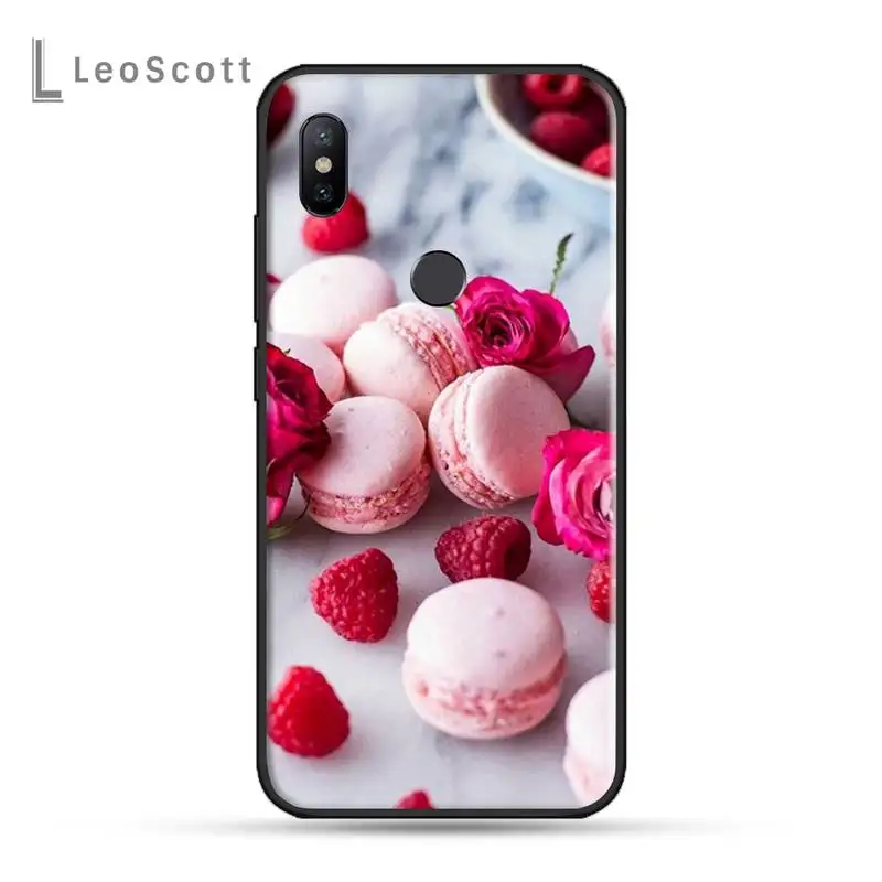 

Dessert ice cream Macaron Food Phone Cases For xiaomi Redmi 5 5A plus 7A 8 note 2 3 4 5 5A 6 7 GO K20 A2