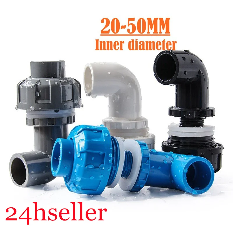 

1 шт. I.D 20-50 мм ПВХ бак Разъем Трубы обратный клапан санитарно-техническое оборудование совместных утепленные садок для рыбы Слива суставов о...