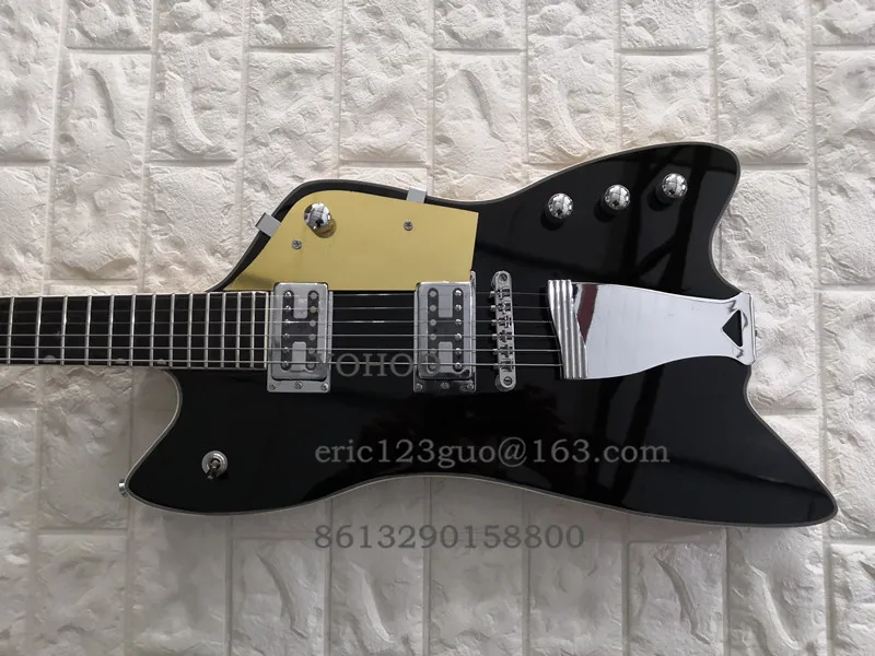 Изготовленный на заказ черный Электрогитары гриф из розового дерева имеет
