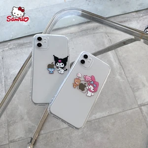 Sanrio Kuromi Melody cartoon anti drop phone case for iPhone12 12Pro 12Promax 11 Pro 11Promax Mini X XS MAX XR 7 8 Plus Cover