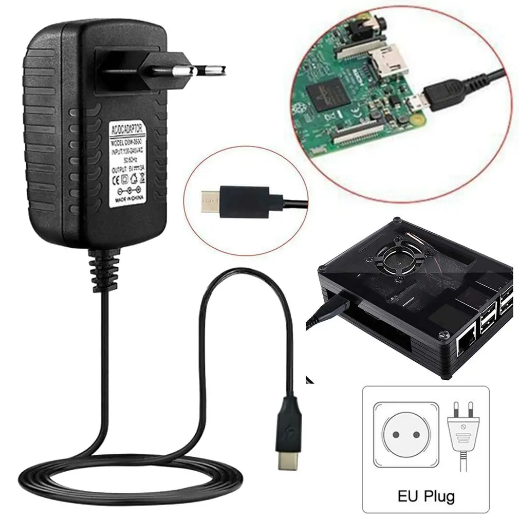 Сетевое зарядное устройство с USB-портом типа C 5 В 3 А для Raspberry Pi 4 | Строительство и
