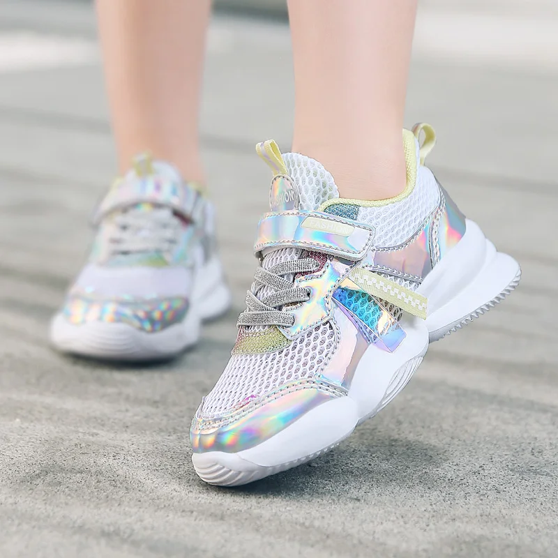 Детская обувь Летняя спортивная для девочек Дышащая малышей Легкая модная