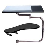 ok 010 multifunctional full motion chair clamping keyboard holder lapdesksquare mouse padchair arm clamping xl size mouse pad