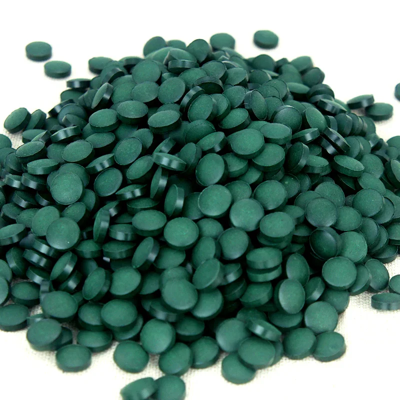 Чистые Натуральные пилюли спирулины добавки не загрязняют усталость теряют вес