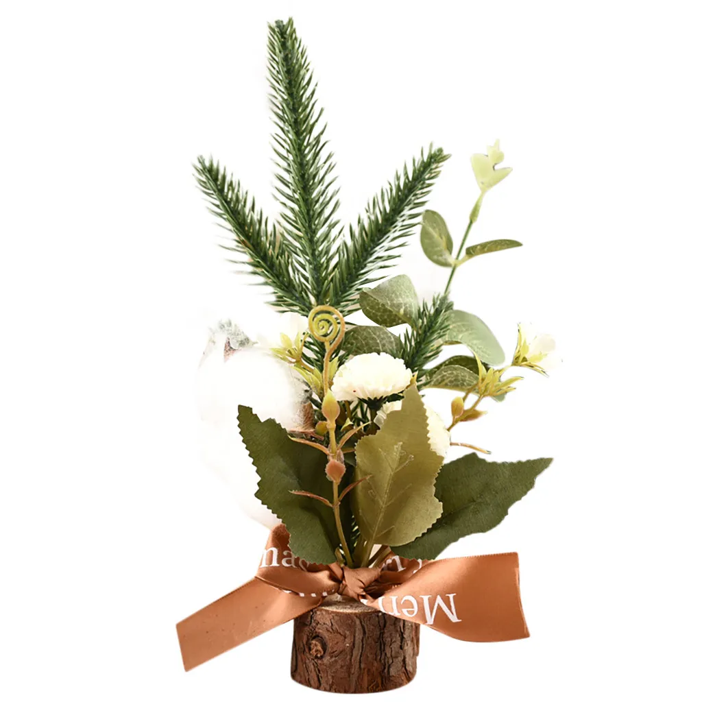 

Artificial Window Mini home decoration accessories Christmas Tree Gifts Desktop Small Christmas Tree Ornament