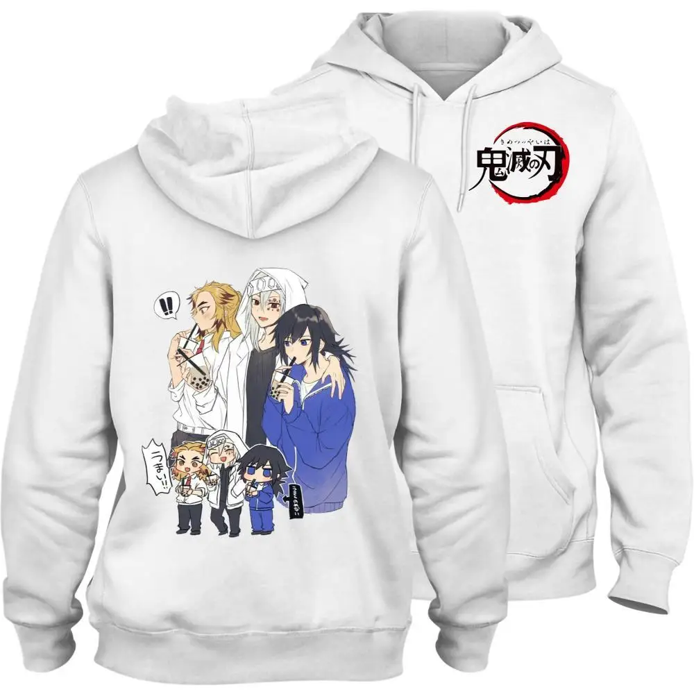 

Demon Slayer Akaza Pattern High-Quality 100% Cotton Hoodie With Pocket Fleece Inside Winter Sweatsuit