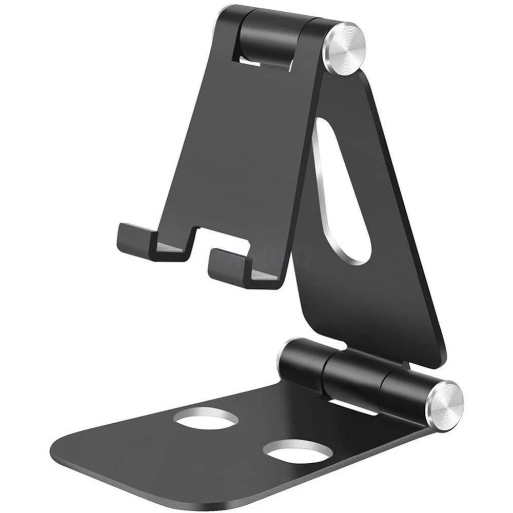 

Phone Holder Stand for iPhone 11 Xiaomi mi 9 Metal Phone Holder Foldable Mobile Phone Stand Desk For iPhone 7 8 X XS Accessories