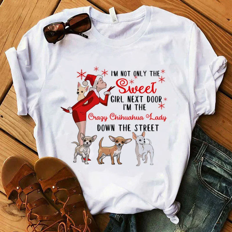 

ZOGANKIN Chihuahua Momma Print Women T Shirt Summer New Fashion TShirt Funny Dog Design Lovely Girl T-shirt Tee Shirt Femme
