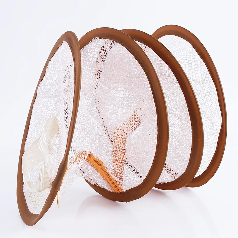 Оранжевая/коричневая подвесная корзина для нижнего белья бюстгальтеров
