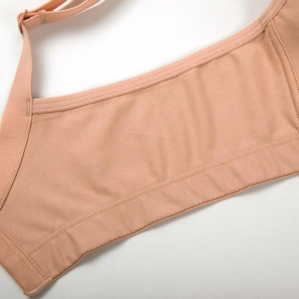 

Hot Sale Women's Lace Plus Size Wire-Free Non-Foam Comfort Cotton Bra Full Coverage