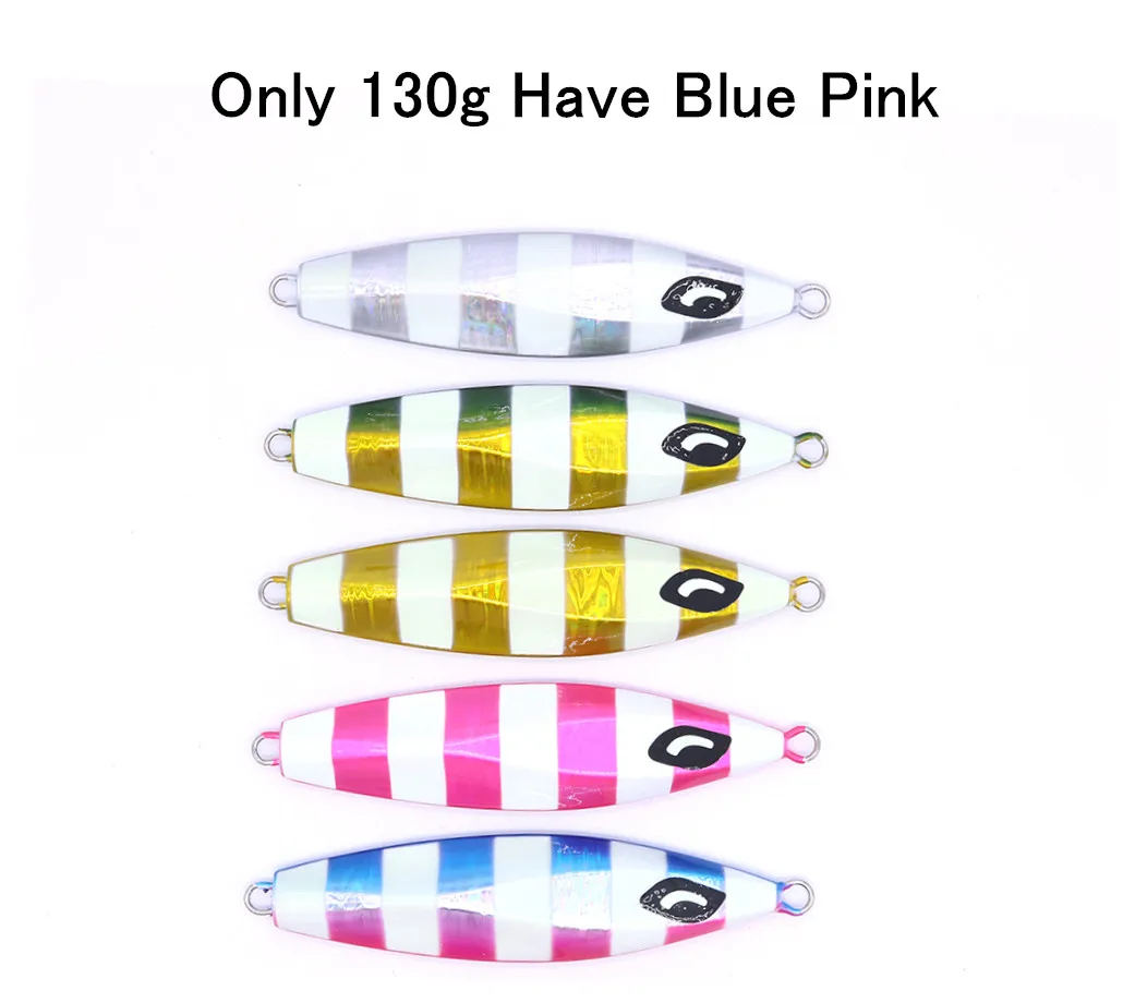 Casfun 100 г 130 г 160 г 200 г 1 шт. медленный джиг блесна, Япония дизайн Ocea Stinger крыло приманки металлический джиг